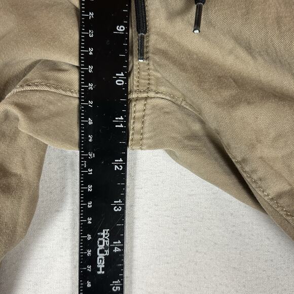 Denizen Cargo Joggers Pants Men's Size XS Tan Casual Drawstring Pockets Stretch - Picture 13 of 15